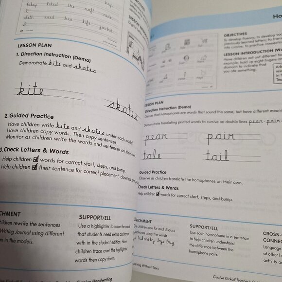 2nd Grade Handwriting Without Tears Cursive Kickoff Teachers Guide Edition 2022 - Picture 7 of 9